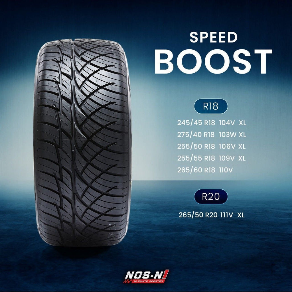 Nos 255/50/18"speed boost