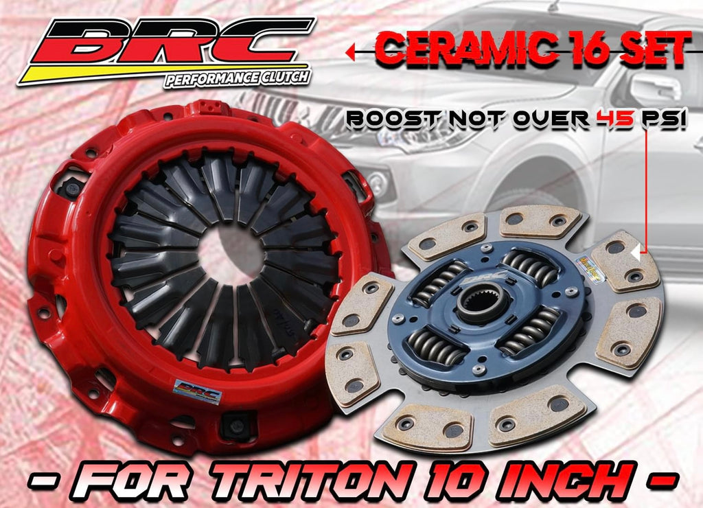 คลัตช์BRC Triton PLUS 10" ทองแดง 16 ก้อน SEMI(หวี2ชั้น)